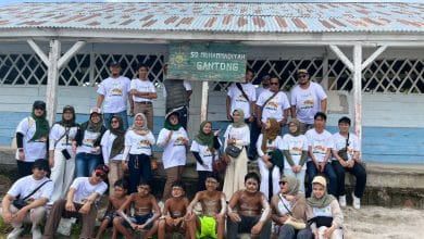 Outing perusahaan di Belitung