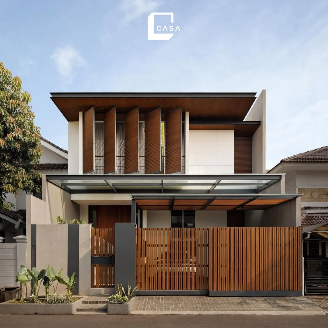 Model pintu pagar dorong minimalis untuk rumah kecil! 1 Pintu pagar dorong