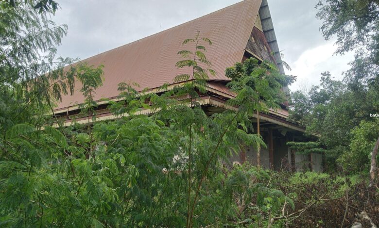 Gedung Beringin Batam Terbengkalai Dihiasi Pohon dan Semak Belukar Tinggi 4 cilincing